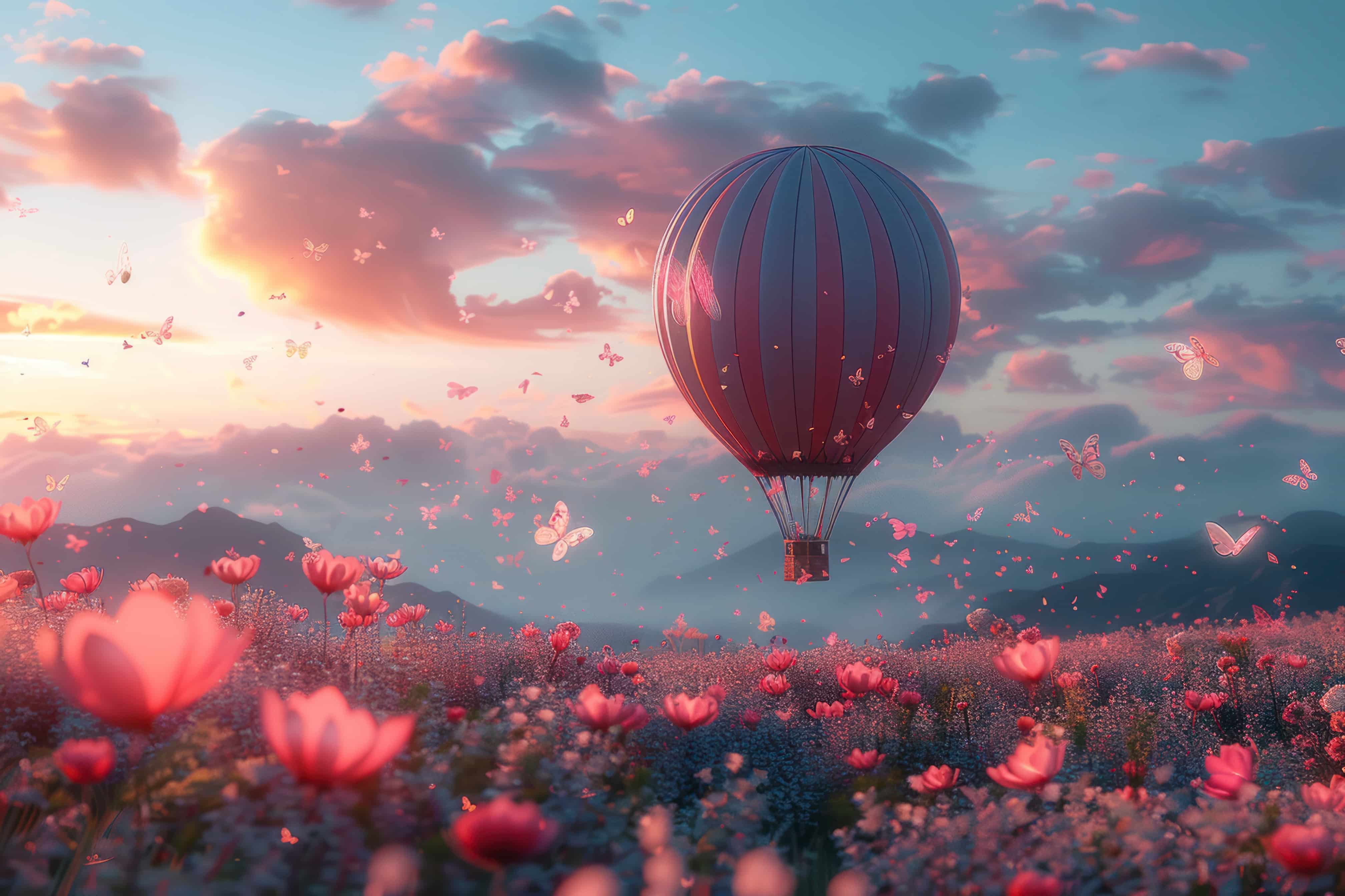 Aesthetic 4K Mountain Wallpaper for Desktop